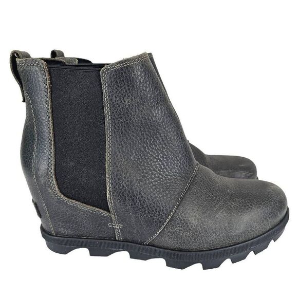 Sorel Joan of Arctic II Hidden Wedge Ankle Boots Gray 9 - Picture 1 of 10